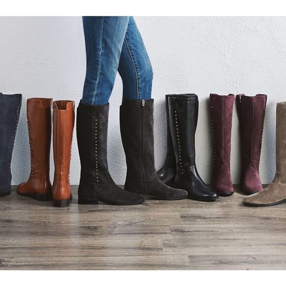 Marc Fisher Womens Secrit Wide Calf Tall Riding Boot 6M - Picture 2 of 9